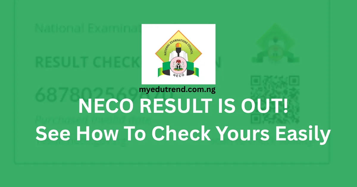 NECO Result 2026