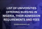 Universities Offering Nursing in Nigeria
