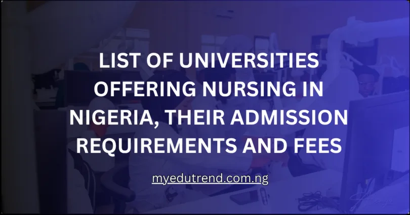 Universities Offering Nursing in Nigeria